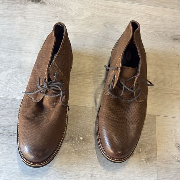 Dr.Scholl’s Willing leather CHUKKA Brown stitch fix size 10 NWT in packaging - Picture 8 of 11